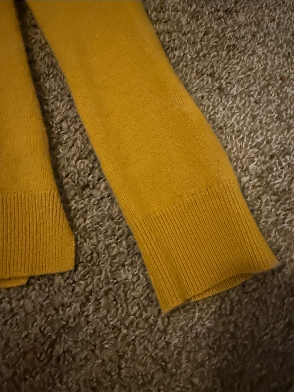 ANTONIO MELANI Mustard Yellow Crewneck Sweater - Picture 3 of 5